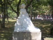 Памятник Жорж Санд в Люксембургском саду. Париж